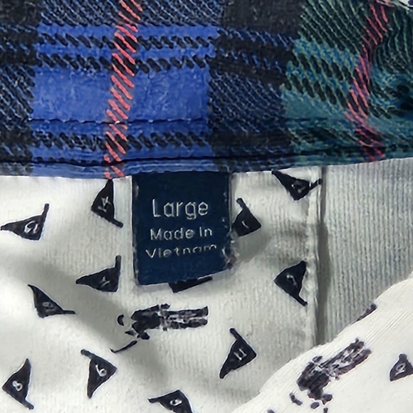 William Murray Polo Shirt Mens Large White Flag Print Golf Performance Stretch - Picture 9 of 14